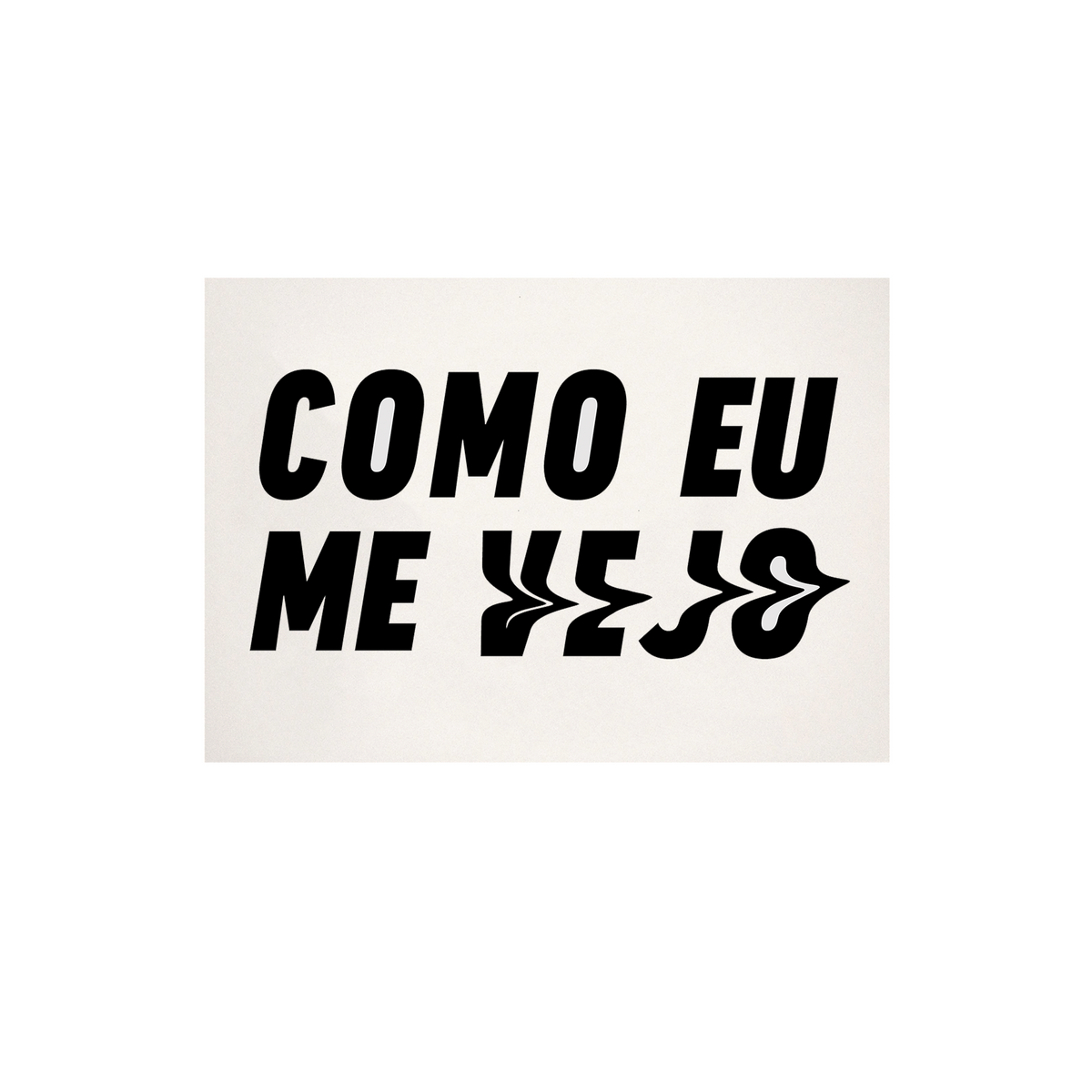 cartaz como eu me vejo